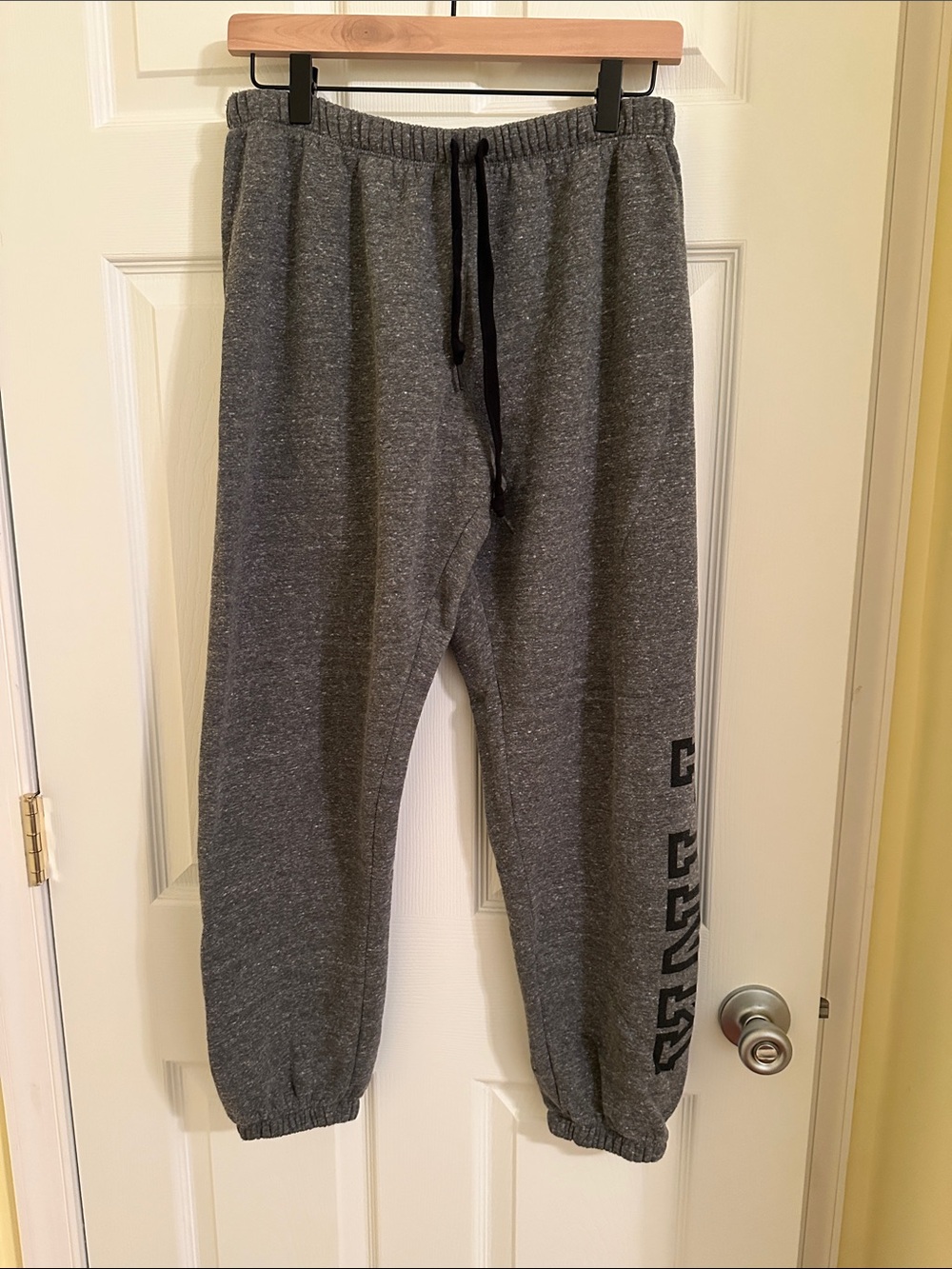 Pink by Victoria’s Secret Gray Sweatpants with Side Graphic